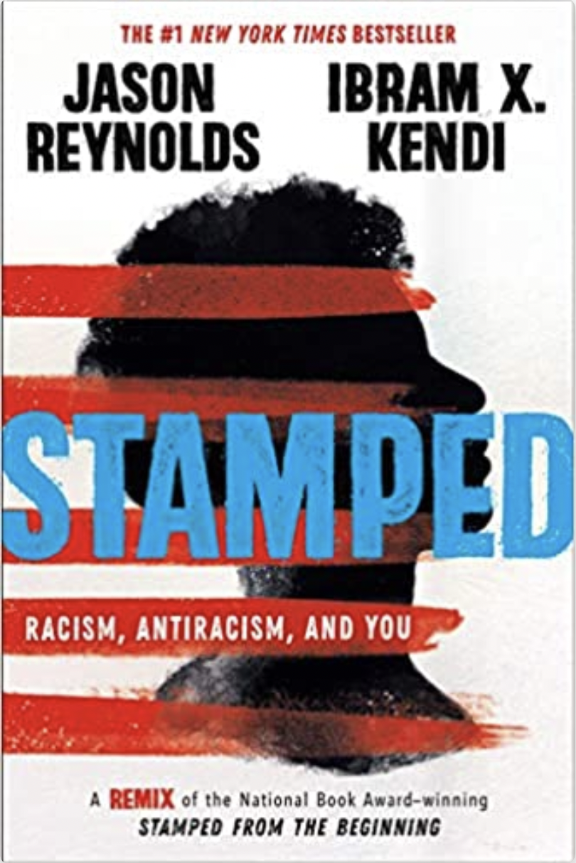 Stamped book cover
